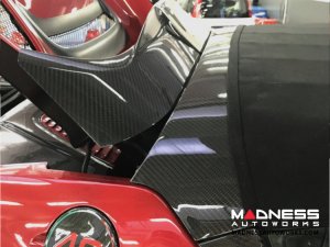 Alfa Romeo 4C Carbon Fiber Roll Bar + Spoiler Cover Set